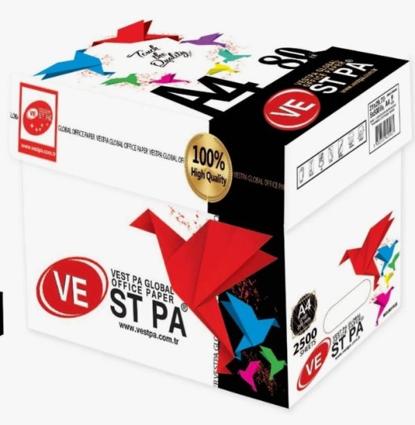 Vestpa 80 Gram 2500 Sayfa Fotokopi Kağıdı 5 Paket
